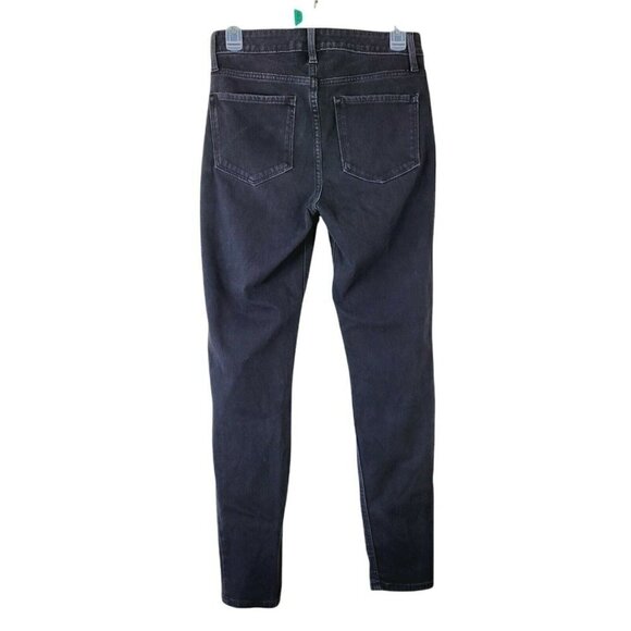 Old Navy Rockstar Super Skinny 24/7 Sculpt Jeans Faded Black Sz 6 Stretch Denim - Picture 2 of 9